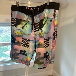 maui and sons board shorts, size 36